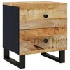 vidaXL Bedside Cabinets 2 pcs 40x33x46 cm Solid Wood Mango