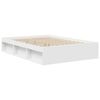 vidaXL Bed Frame without Mattress White 140x190 cm