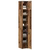 vidaXL Storage Cabinet 3 pcs Old Wood 30 x 42.5 x 225 cm