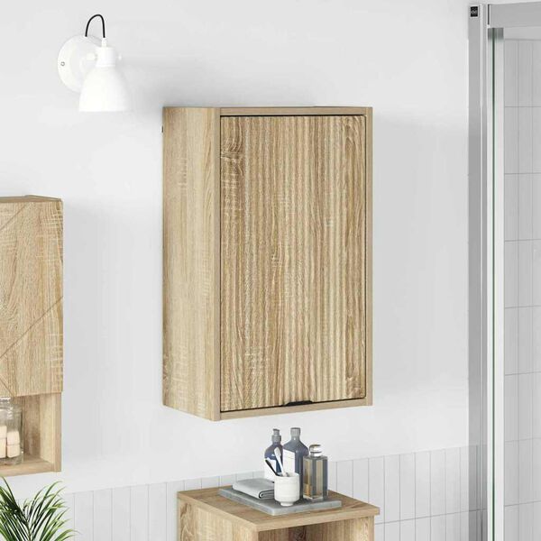 vidaXL Bathroom Cabinet Wall-mounted Sonoma Oak 39 x 23.5 x 65 cm