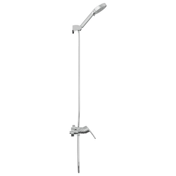 vidaXL Shower Head Set Chrome G 1 / 2 inches
