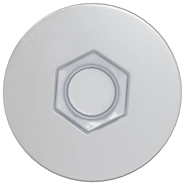 vidaXL Confirmat Screws 2500 pcs Silver Metal