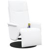 vidaXL Massage Recliner Chair White 71 x 90 x 105 cm PVC