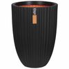 Capi Vase Urban Tube Elegant Low 46x58 cm Black KBLT783