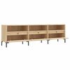 vidaXL TV Cabinet Sonoma Oak 150x30x44.5 cm Engineered Wood