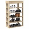 vidaXL Shoe Rack Sonoma Oak 60x30x98 cm Engineered Wood
