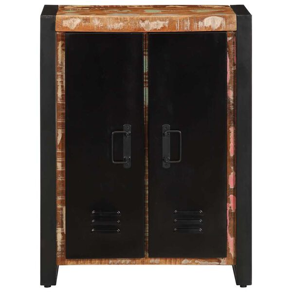 vidaXL Sideboard Multicolour 55x35x70 cm Solid Wood Reclaimed