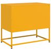 vidaXL TV Cabinet Mustard Yellow 68x39x60.5 cm Steel