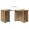 vidaXL End Table Artisan Oak 37 x 32 x 40 cm Engineered Wood