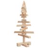 vidaXL Wooden Christmas Tree for Decoration 60 cm Solid Wood Pine
