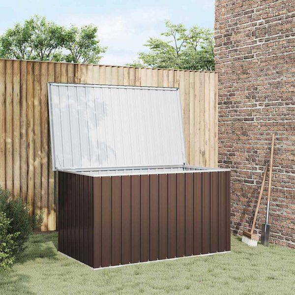 vidaXL Garden Storage Box Brown 171x99x93 cm