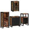 vidaXL Bathroom Furniture Set 4 pcs Multicolour Solid Reclaimed Wood