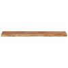 vidaXL Wall Shelf 100x20x2.5 cm Rectangular Solid Wood Acacia Live Edge