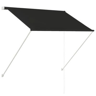 vidaXL Retractable Awning 150x150 cm Anthracite