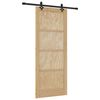 vidaXL Sliding Door ORKDAL Natural 86 x 211 cm Solid Pine Wood
