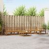 vidaXL Outdoor Sofa Set 7 pcs Natural Solid Acacia Wood