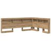 vidaXL Storage Headboard Artisan Oak Engineered Wood