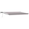 vidaXL Manual Retractable Awning with LEDs 4 x 3 m
