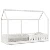 vidaXL Kids' House Bed Frame without Mattress White 80x200 cm