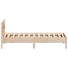 vidaXL Bed Frame without Mattress 90x190 cm Single Solid Wood Pine