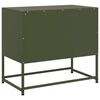 vidaXL TV Cabinet Olive Green 68x39x60.5 cm Steel