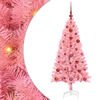 vidaXL Christmas Tree with 150 LEDs with Stand Pink 120 cm PVC
