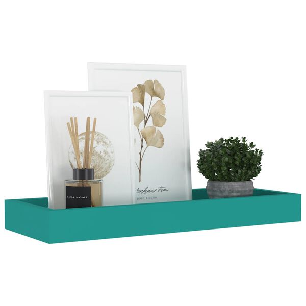 vidaXL Loggia Wall Shelves 2 pcs Blue 40x15x4 cm MDF