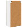 vidaXL Hanging Cabinet with Door Sonoma Oak and White 50 x 31 x 100 cm