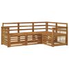 vidaXL Sofa Sets 4 pcs Solid Acacia Wood
