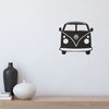 Homemania Wall Decoration Mini Van 32x36 cm Steel Black