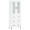 vidaXL Highboard White 69.5x34x180 cm Engineered Wood