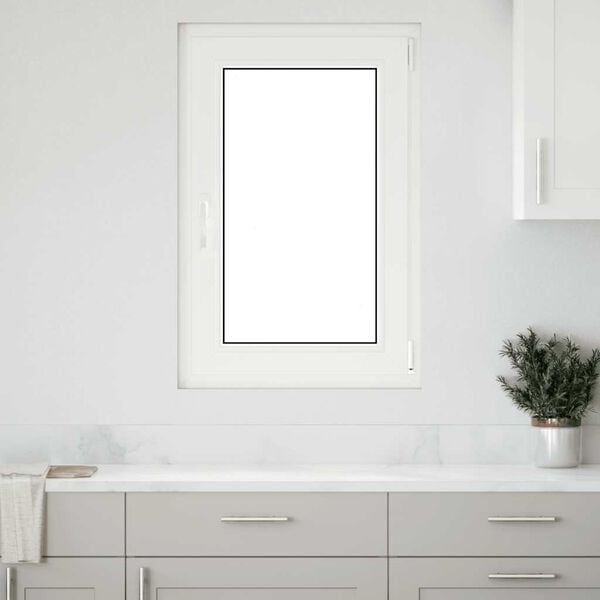 vidaXL Basement Window RISOR 60x80 cm Tilt&Turn DIN Right White