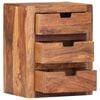 vidaXL Bedside Cabinet 40x30x50 cm Solid Acacia Wood