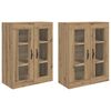 vidaXL Wall Cabinets 2 pcs Artisan Oak 69.5 x 34 x 90 cm