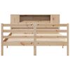 vidaXL Bookcase Bed without Mattress 140x190 cm Solid Wood Pine