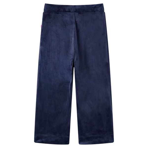 Kids' Pants Velvet Dark Blue 140