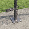 vidaXL Fence Post Grey 10 x 0.6 m (25 mm mesh) Steel and PVC