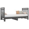 vidaXL Pull-out Day Bed without Mattress Grey 2x(90x190) cm