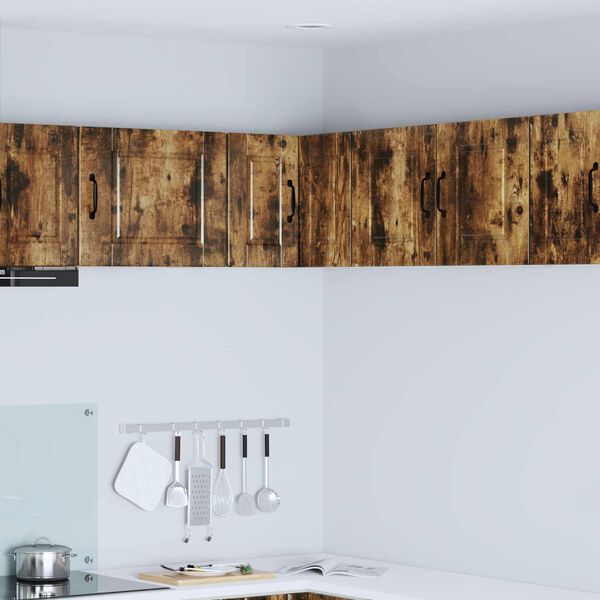 vidaXL Kitchen Cabinet Smoked Oak 57 x 57 x 40 cm Engineered Wood