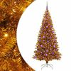vidaXL Christmas Tree Gold 180 cm PET