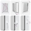 vidaXL Basement Window RISOR 60x90 cm Tilt&Turn DIN Left White