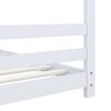 vidaXL Kids Bed Frame White Solid Pine Wood 80x160 cm