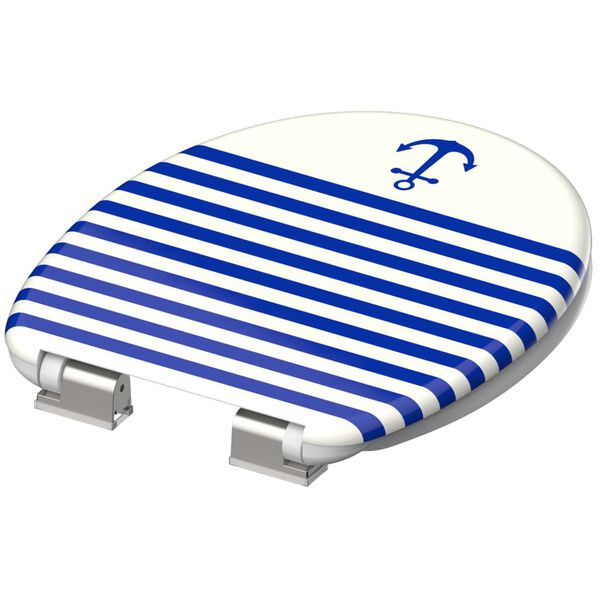 SCH&Uuml;TTE Toilet Seat with Soft-Close NORTH SEA
