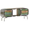 vidaXL TV Cabinet Multicolour 110x30x42 cm Solid Wood Reclaimed