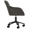 vidaXL Dining Chair 2 pcs Dark Grey 55 x 59.5 x 77 cm Velvet