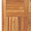 vidaXL Table Top Solid Teak Wood Square 80x80x2.5 cm