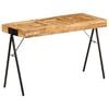 vidaXL Writing Table | Natural wood | Solid mango wood, Steel | Medium