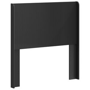 vidaXL Headboard Black Engineered Wood