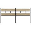 vidaXL Replace Headboard Sonoma Oak 193 cm Iron and Engineered Wood