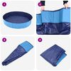 vidaXL Foldable Dog Swimming Pool Folding Blue 80 x 80 x 20 cm PVC